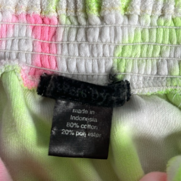 Flowers by Zoe Vintage Tye-Dye Girl's Terry Romper/Coverup - Picture 5 of 12